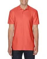 Tricou polo bărbați Gildan Softstyle™ Adult Double Piqué personalizat, roz