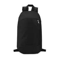 Rucsac cu buzunar frontal. personalizat, negru