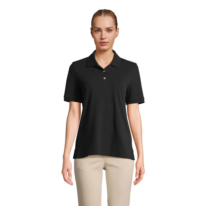 Tricou polo damă Sol's Pacific personalizat, black