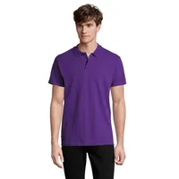 Polo SPRING II MEN 210g personalizat, dark purple