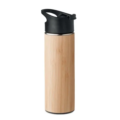 Termos din bambus 450ml personalizat