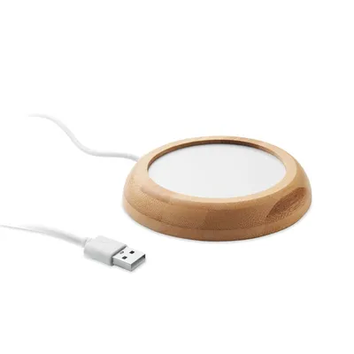 Încălzitor cană USB, bambus personalizat