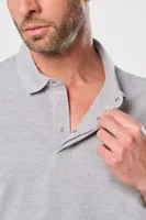 Tricou polo bărbați Designed To Work Short Sleeve Stud personalizat, pe model