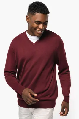 Bluză bărbați Kariban V-neck Jumper