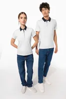 Tricou polo damă Kariban Two-tone Jersey personalizat, pe model