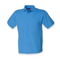 Tricou polo bărbați Henbury Classic 65/35 Pique personalizat, albastru