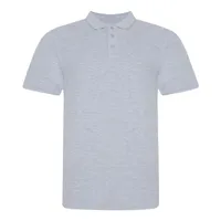 Tricou polo unisex Just Polos The 100 personalizat, gri