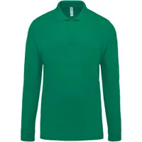 Tricou polo bărbați Kariban Piqué personalizat, verde
