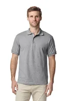 Tricou polo unisex Gildan Dryblend® Adult Jersey personalizat, pe model