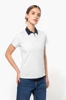 Tricou polo damă Kariban Two-tone Jersey personalizat, pe model