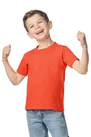 Tricou copii Gildan Softstyle™ Midweight personalizat, pe model