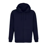 Hanorac unisex SOL'S Carter Full-zip personalizat, albastru