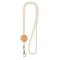 Lanyard din bumbac, carabina personalizat, vedere lateral