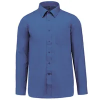 Cămașă bărbați Kariban Jofrey personalizată, albastru