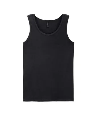 Tricou bărbați Gildan Softstyle™ Adult Tank Top personalizat, negru