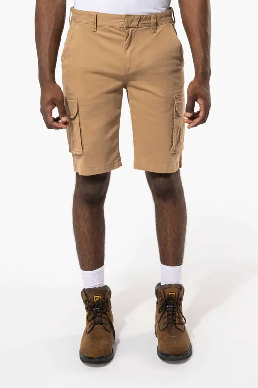Pantaloni scurți bărbați Kariban Multipocket Bermuda Shorts personalizați, pe model