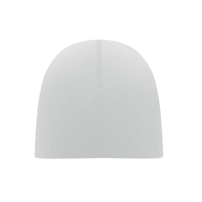 Căciulă unisex din bumbac personalizată, alb