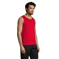 JUSTIN MEN TANK TOP 150g   -WH-3XL personalizat, vedere lateral