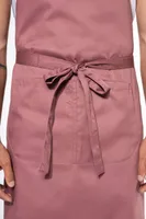 Șorț Kariban Polyester Cotton With Pocket personalizat, pe model