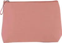 Geantă Kimood Toiletry IN Cotton Canvas personalizată, portocaliu, în context