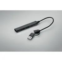 USB 4 porturi hub 19 cm personalizat