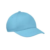 Sapcă baseball copii 5 panele personalizată, albastru copil