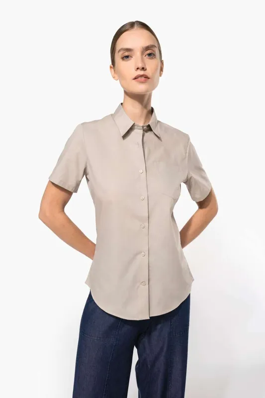 Cămașă damă Kariban Judith Short-sleeved personalizată, pe model