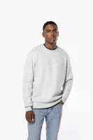 Bluză bărbați Kariban Crew Neck personalizată, pe model