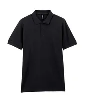 Tricou polo unisex Gildan Premium Cotton® Adult Double Piqué personalizat, negru