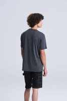 Tricou unisex Just Ts Washed T personalizat, pe model