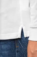 Tricou polo damă Kariban Organic 180 Piqué Long Sleeves personalizat, pe model