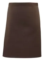 Șorț Premier Colours Collection Mid Length personalizat, maro