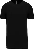 Tricou bărbați Kariban Short-sleeved Crew Neck personalizat, negru