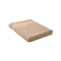 Prosop bumbac organic 180x100 personalizat, fildeș