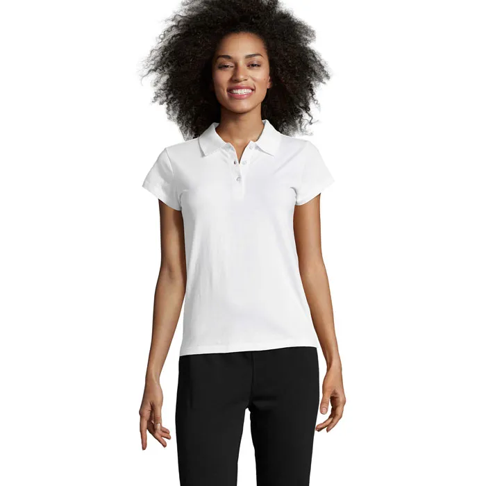 Tricou polo damă Sol's Prescott 170 personalizat