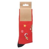 Pereche șosete de Crăciun L personalizat, vedere spate