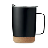 Pahar cu perete dublu de 300ml personalizat, vedere detaliu