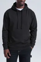 Hanorac unisex Just Hoods Epic Print personalizat, pe model