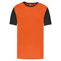 Tricou unisex Proact Adults Bicolour Short-sleeved personalizat, portocaliu