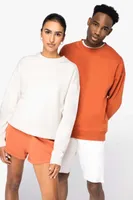 Bluză unisex Native Spirit Eco-friendly Oversized Crew Neck personalizată, pe model