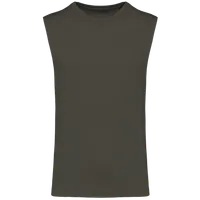 Tricou bărbați Kariban Eco-friendly Sleeveless personalizat, verde