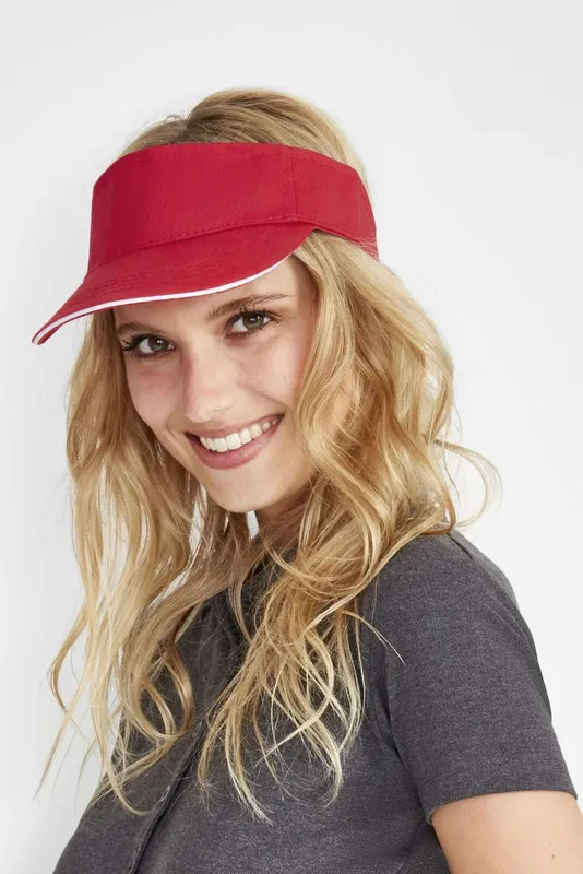 Accesoriu textil unisex SOL'S Ace Visor personalizat, pe model
