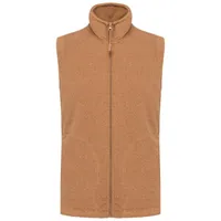 Vestă bărbați Kariban Luca Microfleece Gilet personalizată, maro