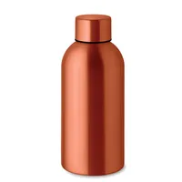 Sticlă cu perete simplu 500 ml personalizată, portocaliu