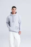 Hanorac unisex Just Hoods Graduate Heavyweight personalizat, pe model