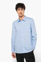 Cămașă bărbați Kariban Cotton Poplin personalizată, pe model