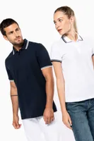 Tricou polo damă Kariban Ladie S Short-sleeved Poloshirt With Contrasting Piping personalizat, pe model