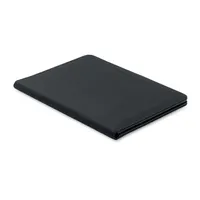 Portofoliu A5 300D RPET personalizat, vedere spate