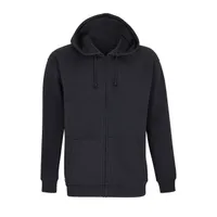 Hanorac unisex SOL'S Carter Full-zip personalizat, negru