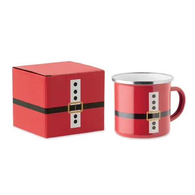 Cană vintage emailată , 300ml personalizată